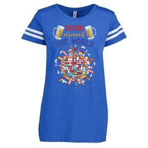 Funny Ing Travelling Party Gift Around The World Gift Enza Ladies Jersey Football T-Shirt