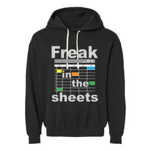 Freak In The Sheets Funny Accountant Analyst Secretary Garment-Dyed Fleece Hoodie