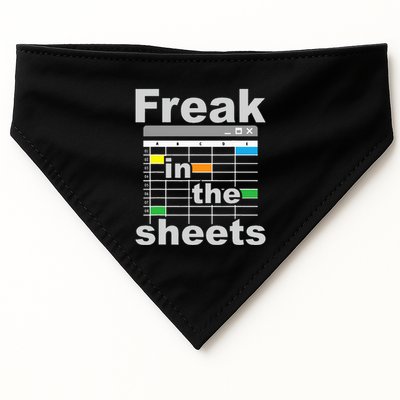 Freak In The Sheets Funny Accountant Analyst Secretary USA-Made Doggie Bandana