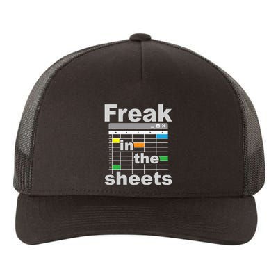 Freak In The Sheets Funny Accountant Analyst Secretary Yupoong Adult 5-Panel Trucker Hat