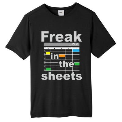 Freak In The Sheets Funny Accountant Analyst Secretary Tall Fusion ChromaSoft Performance T-Shirt