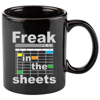 Freak In The Sheets Funny Accountant Analyst Secretary 11oz C Handle Ceramic Mug