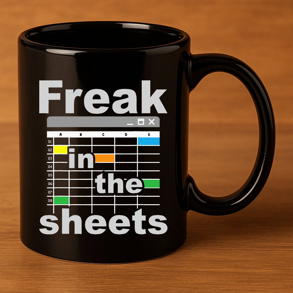 Freak In The Sheets Funny Accountant Analyst Secretary 11oz C Handle Ceramic Mug