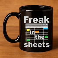 Freak In The Sheets Funny Accountant Analyst Secretary 11oz C Handle Ceramic Mug