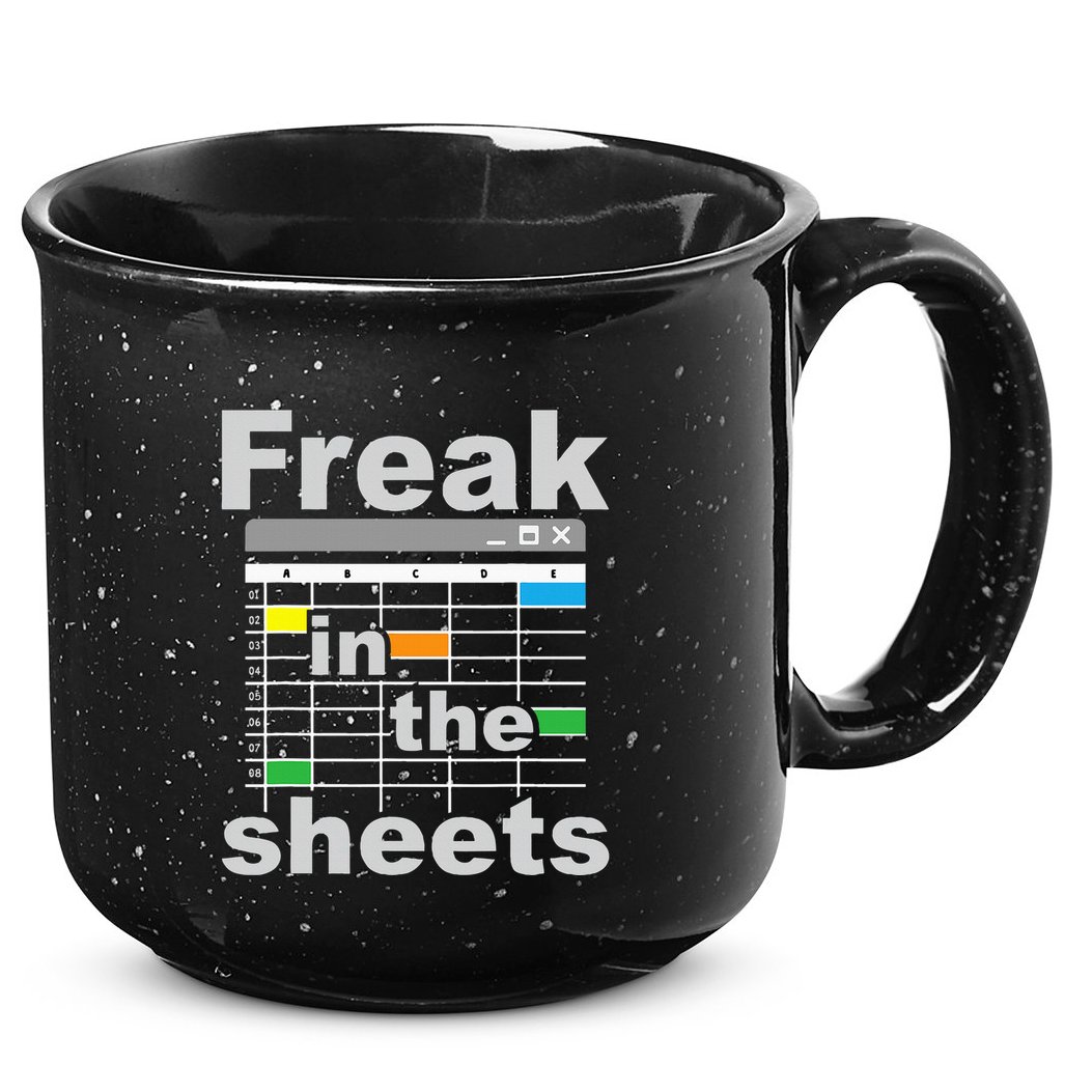 Freak In The Sheets Funny Accountant Analyst Secretary 15oz Campfire Ceramic Mug