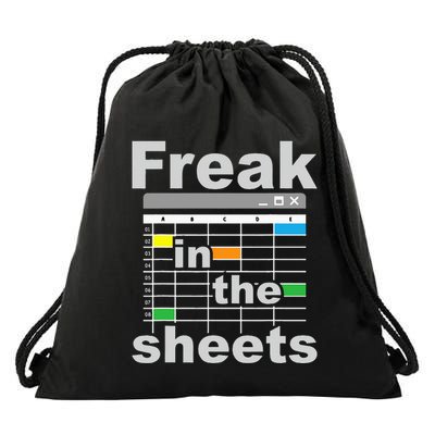 Freak In The Sheets Funny Accountant Analyst Secretary Drawstring Bag