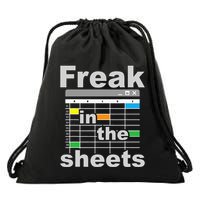 Freak In The Sheets Funny Accountant Analyst Secretary Drawstring Bag
