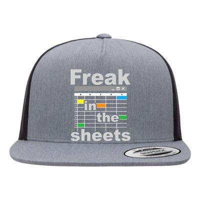 Freak In The Sheets Funny Accountant Analyst Secretary Flat Bill Trucker Hat