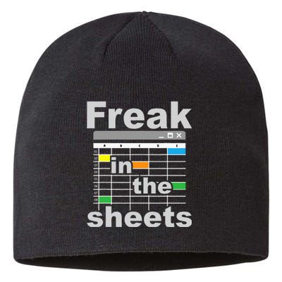 Freak In The Sheets Funny Accountant Analyst Secretary Sustainable Beanie