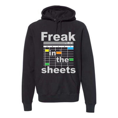 Freak In The Sheets Funny Accountant Analyst Secretary Premium Hoodie