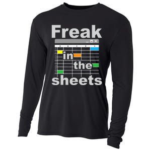 Freak In The Sheets Funny Accountant Analyst Secretary Cooling Performance Long Sleeve Crew