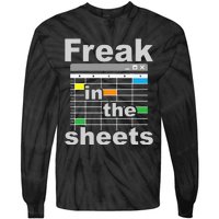 Freak In The Sheets Funny Accountant Analyst Secretary Tie-Dye Long Sleeve Shirt