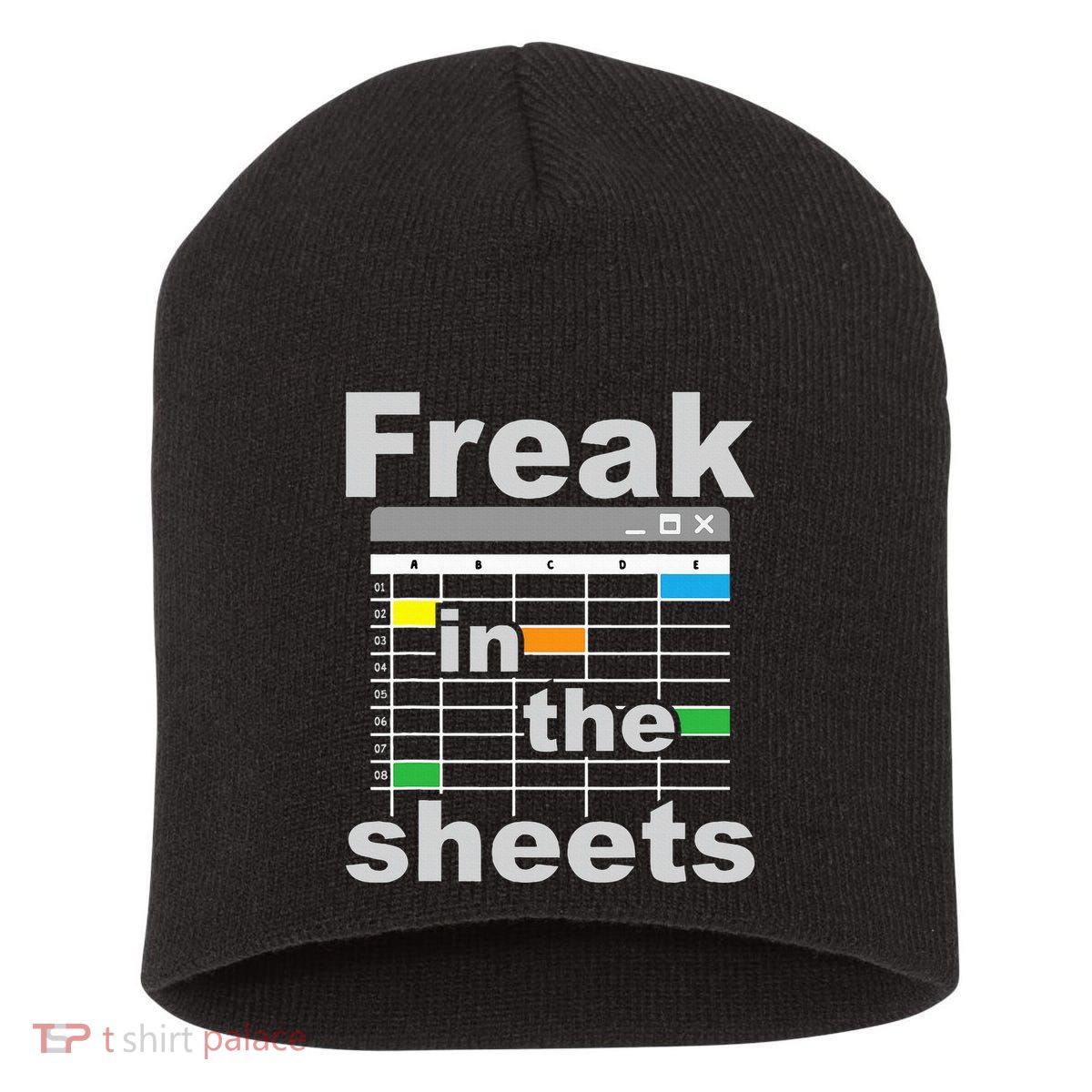 Freak In The Sheets Funny Accountant Analyst Secretary Short Acrylic Beanie