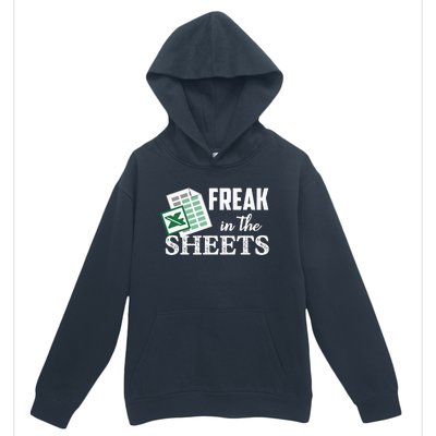 Freak In The Excel Sheets Funny Accountant Spreadsheet Urban Pullover Hoodie