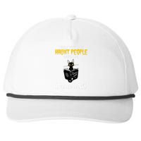 Fully Intend To Haunt People When I Die Funny Cat Snapback Five-Panel Rope Hat