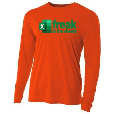 Freak In The Excel Sheets Cooling Performance Long Sleeve Crew