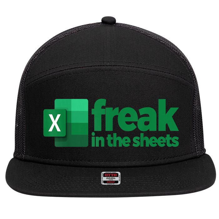 Freak In The Excel Sheets 7 Panel Mesh Trucker Snapback Hat