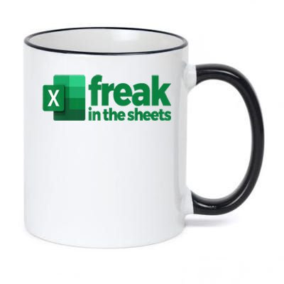 Freak In The Excel Sheets 11oz Black Color Changing Mug