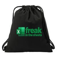 Freak In The Excel Sheets Drawstring Bag
