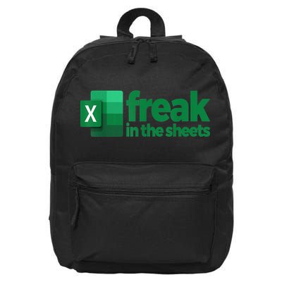 Freak In The Excel Sheets 16 in Basic Backpack