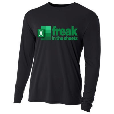 Freak In The Excel Sheets Cooling Performance Long Sleeve Crew
