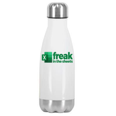 Freak In The Excel Sheets Stainless Steel Insulated Water Bottle