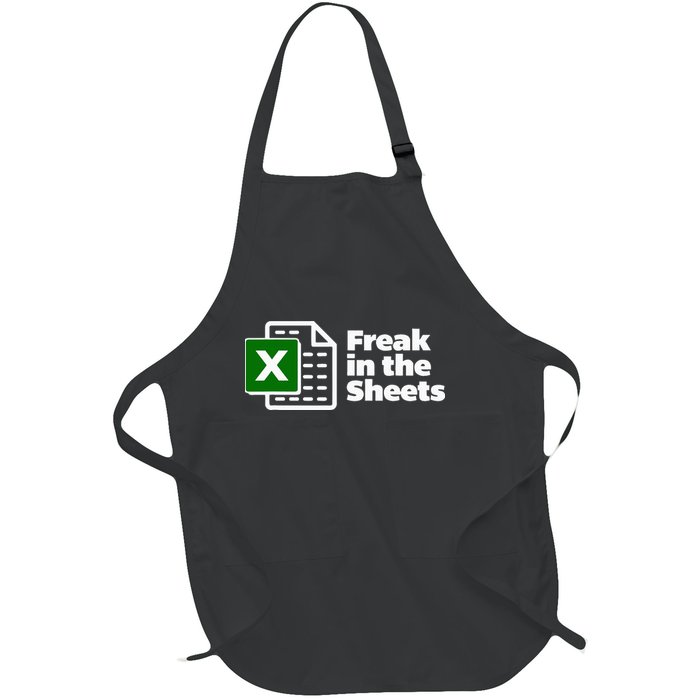 Freak In The Sheets Excel Spreadsheet File Data Full-Length Apron With Pockets