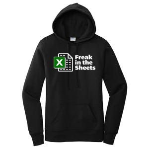 Freak In The Sheets Excel Spreadsheet File Data Women's Pullover Hoodie