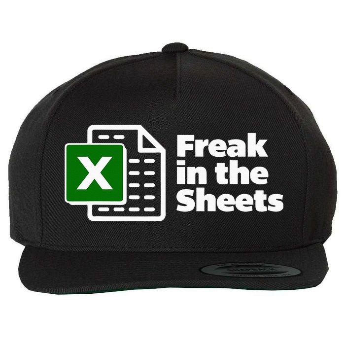 Freak In The Sheets Excel Spreadsheet File Data Wool Snapback Cap