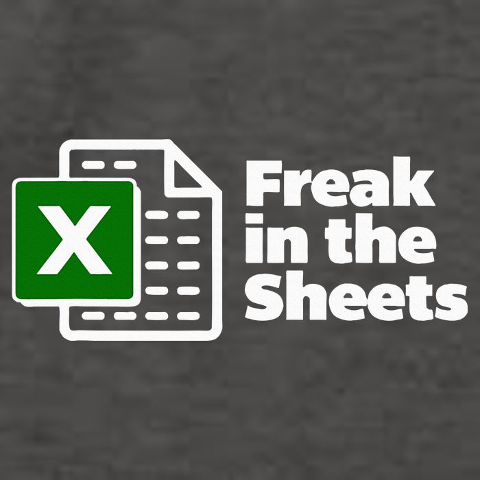 Freak In The Sheets Excel Spreadsheet File Data Vector Backpack