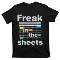 Freak In The Sheets Funny Accountant Analyst Secretary T-Shirt