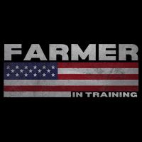 Farmer In Training Future Farmer Patriotic American Flag Cooling Performance Crew T-Shirt