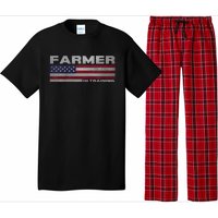 Farmer In Training Future Farmer Patriotic American Flag Pajama Set