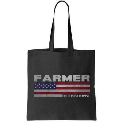 Farmer In Training Future Farmer Patriotic American Flag Bag