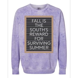 Fall Is The Souths Reward For Surviving Summer Colorblast Crewneck Sweatshirt