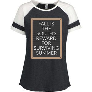 Fall Is The Souths Reward For Surviving Summer Enza Ladies Jersey Colorblock Tee