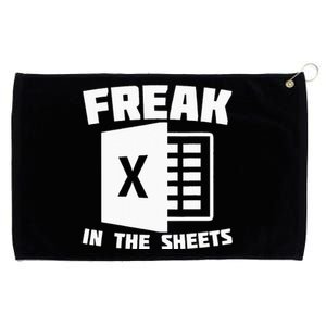 Freak In The Sheets Funny Accountant Analyst Secretary Grommeted Golf Towel