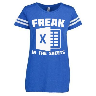 Freak In The Sheets Funny Accountant Analyst Secretary Enza Ladies Jersey Football T-Shirt