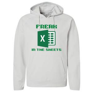 Freak In The Excel Sheets Performance Fleece Hoodie