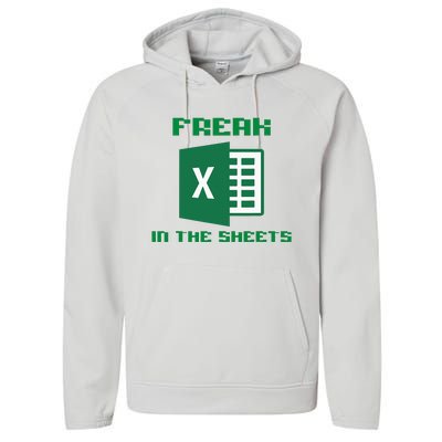 Freak In The Excel Sheets Performance Fleece Hoodie