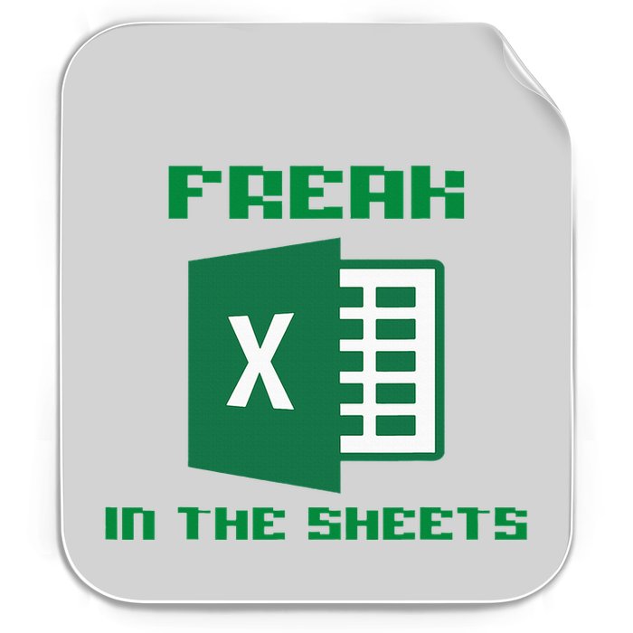 Freak In The Excel Sheets Permanent Decal Sticker