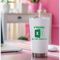 Freak In The Excel Sheets Permanent Decal Sticker