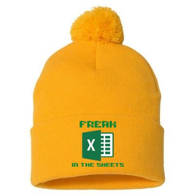 Freak In The Excel Sheets Pom Pom 12in Knit Beanie