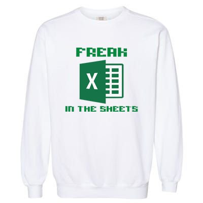 Freak In The Excel Sheets Garment-Dyed Sweatshirt