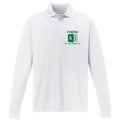 Freak In The Excel Sheets Performance Long Sleeve Polo