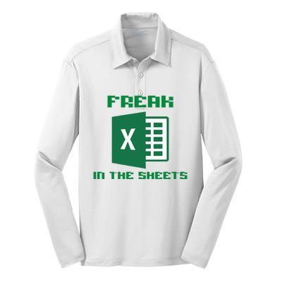 Freak In The Excel Sheets Silk Touch Performance Long Sleeve Polo