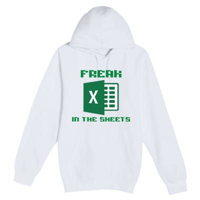 Freak In The Excel Sheets Premium Pullover Hoodie