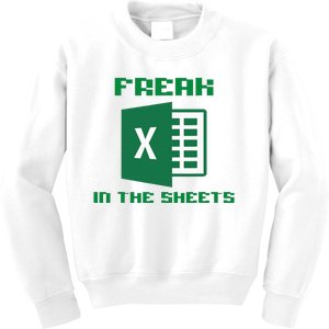 Freak In The Excel Sheets Kids Sweatshirt