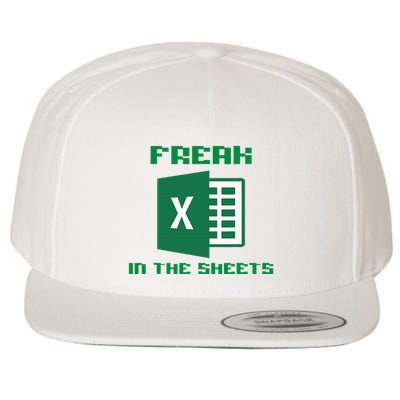 Freak In The Excel Sheets Wool Snapback Cap