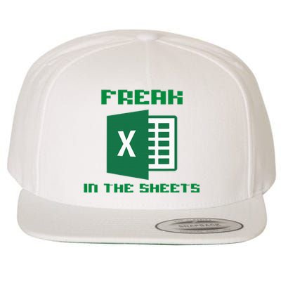 Freak In The Excel Sheets Wool Snapback Cap